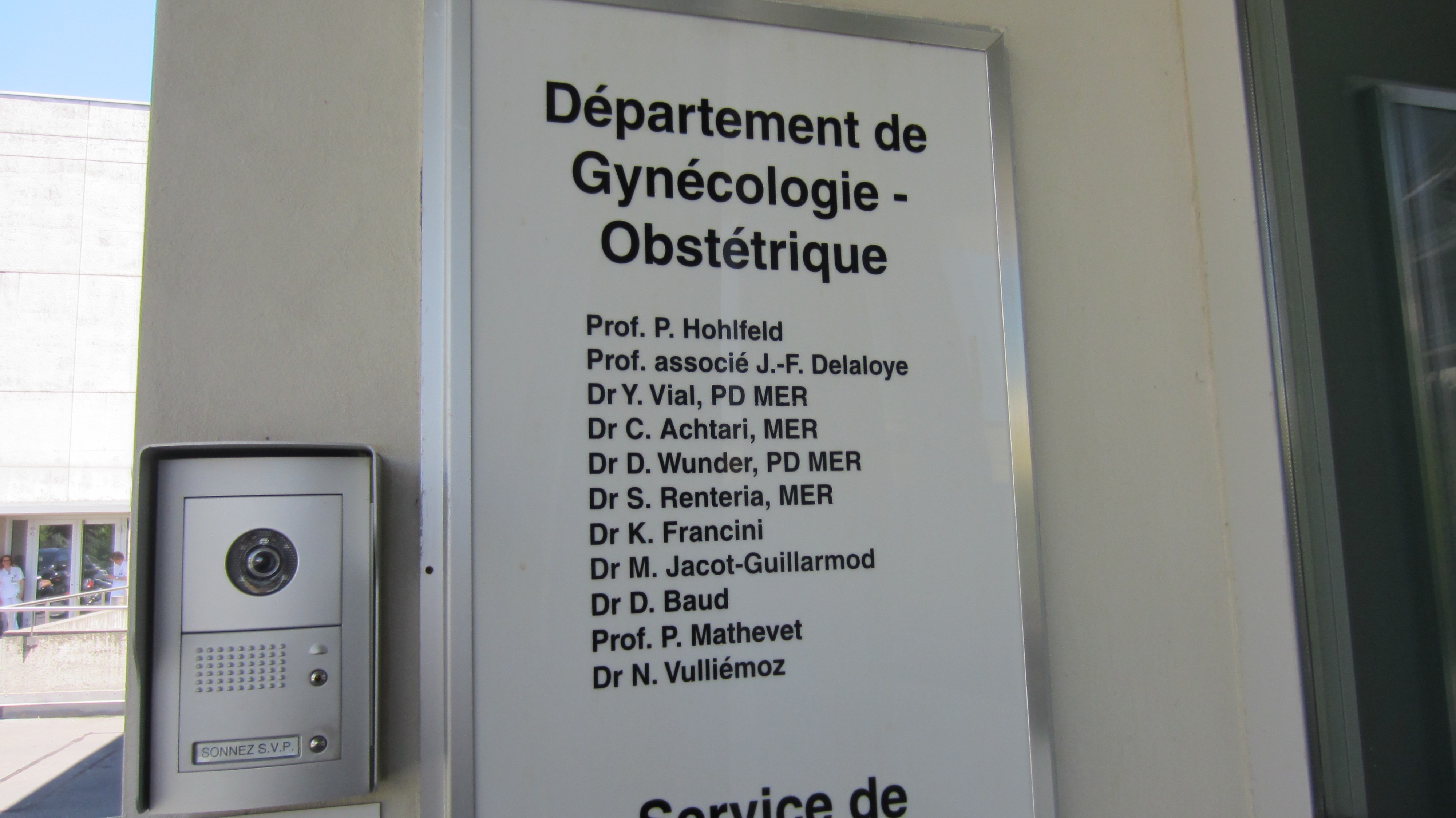 Maternité au CHUV (Centre hospitalier universitaire vaudois)